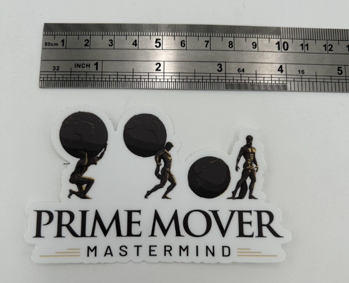 Prime Mover LOGO Mastermind Decal Sticker