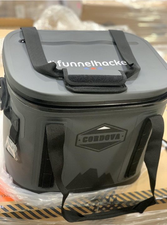 Click Funnels '#Funnel Hacker' Cordova Traveler Day Cooler, Grey